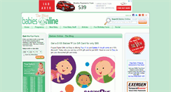 Desktop Screenshot of blogs.babiesonline.com